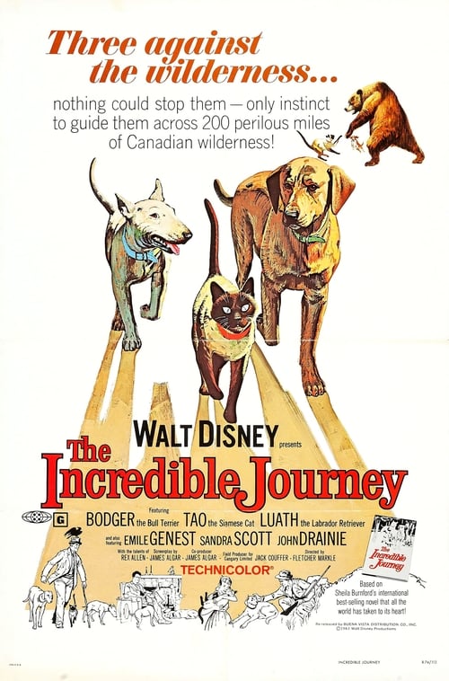 The Incredible Journey (1963) บรรยายไทย